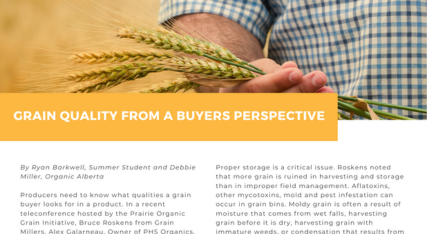 Grain Quality Buyers Fact Sheet